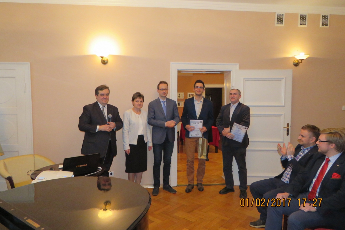 Wręczenie dyplomów oraz nagród dla laureatów konkursu