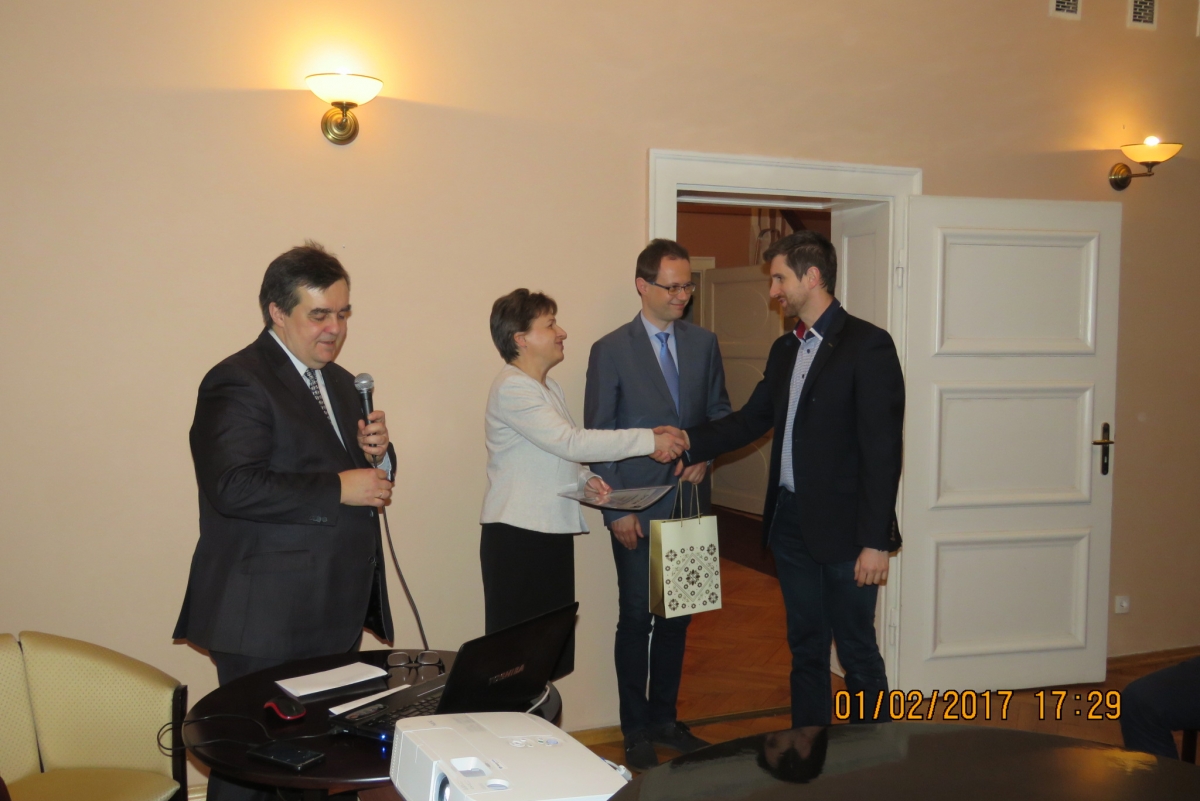 Wręczenie dyplomów oraz nagród dla laureatów konkursu