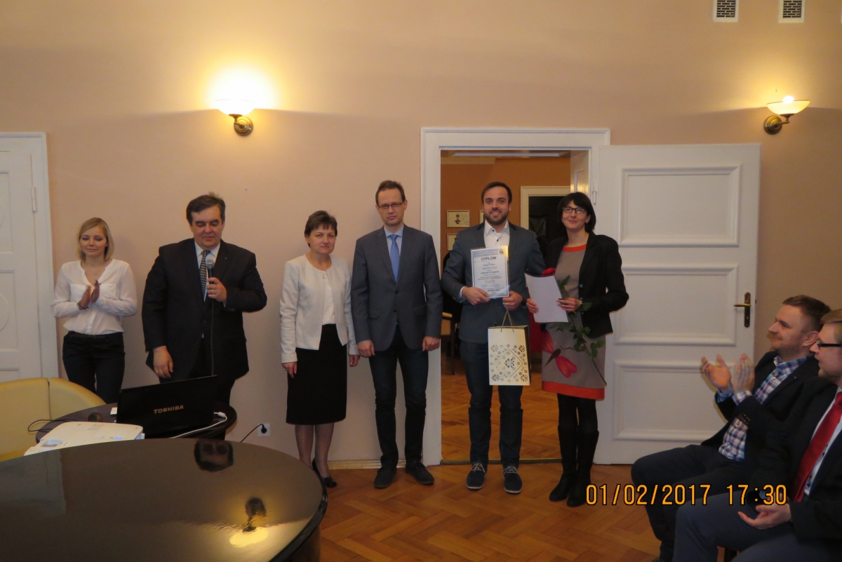 Wręczenie dyplomów oraz nagród dla laureatów konkursu