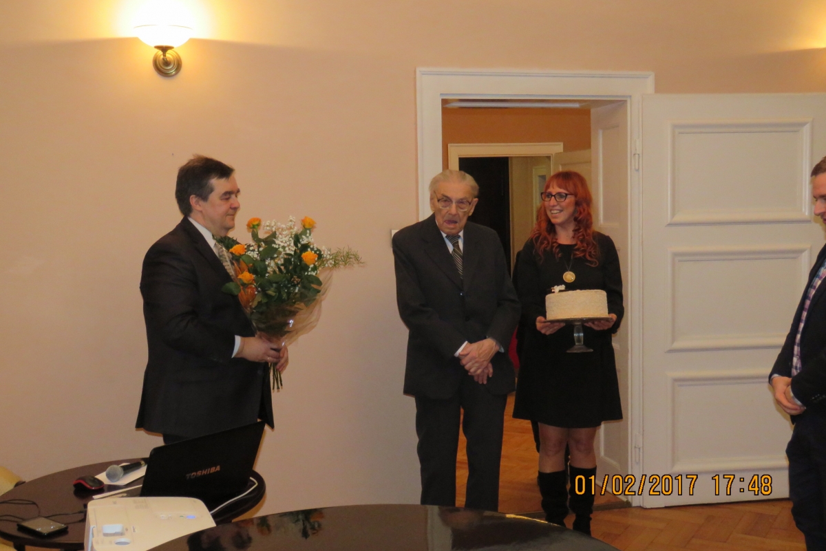 Jubileusz Profesora Józefa Głomba członka honorowego PZITB O.Gliwice