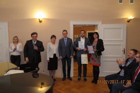 Wręczenie dyplomów oraz nagród dla laureatów konkursu