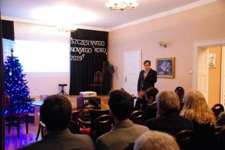 Przywitanie gości przez przewodniczącego PZITB Gliwice